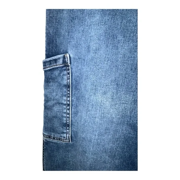Kut From The Kloth Jodi High Rise Wide Leg  Blue Denim Women's Jeans  Size 12 - Picture 10 of 16